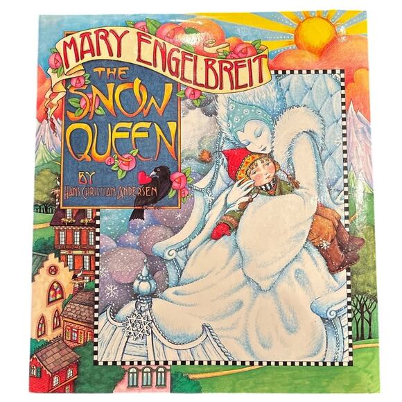 1st Ed Mary Engelbreit's The Snow Queen by Hans Christian Andersen, VTG 1993 - Picture 1 of 5